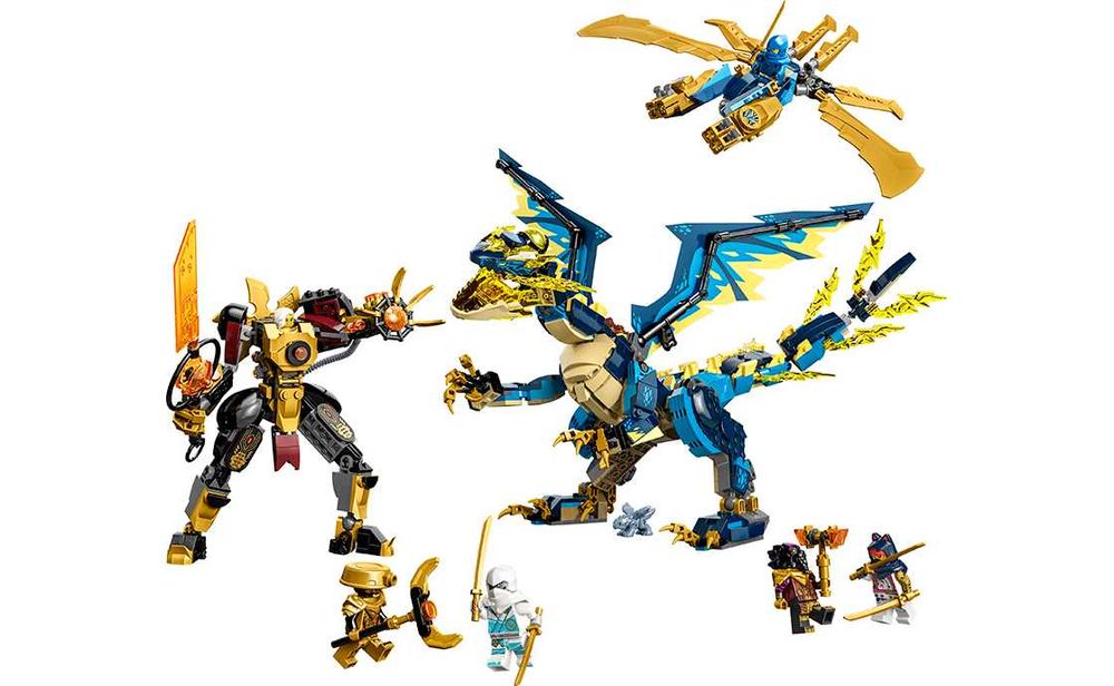 Lego Ninjago 71796 Стихийный Дракон против Робота Императрицы. В наличии