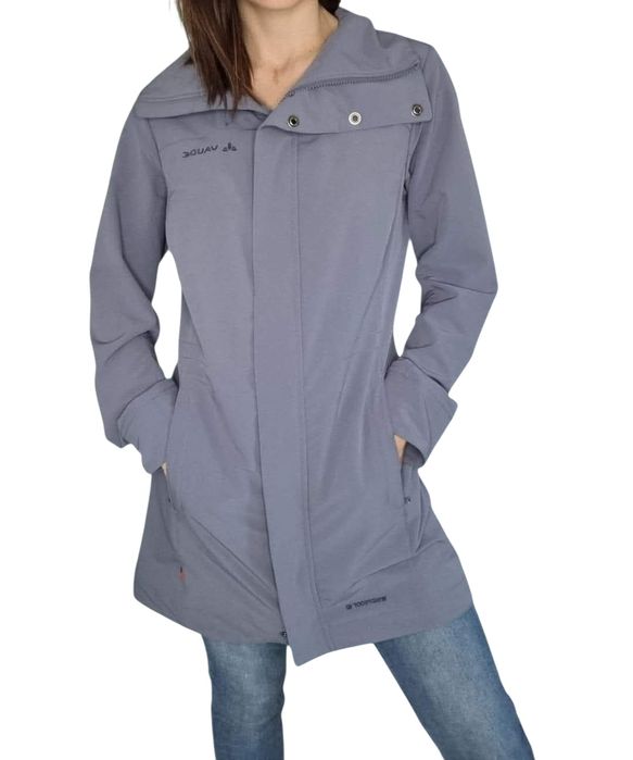 Cienki dlugi płaszczyk vaude Rozmiar s 36