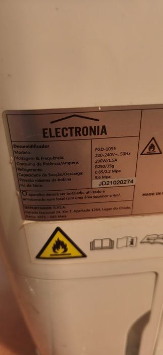 Desumidificador Eletronica