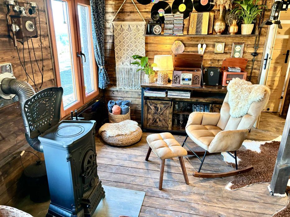 Domek z jacuzzi na wyłączność w cenie, sauna basen, duży teren