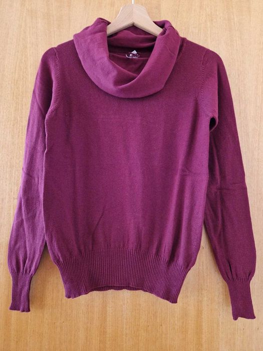 Camisola de gola larga