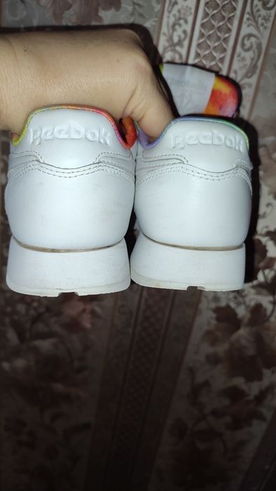 Кроссовки Reebok classic Leather.Белые.Новые.