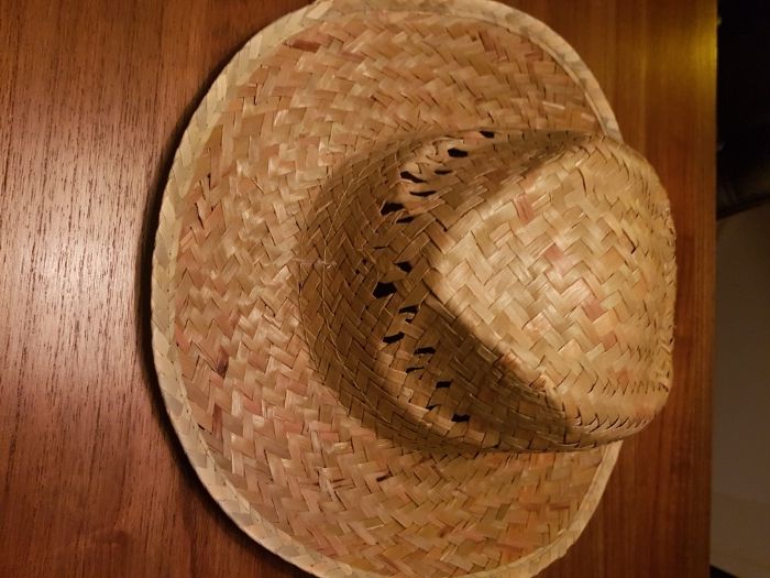 Chapeu palha novo LOTE 25