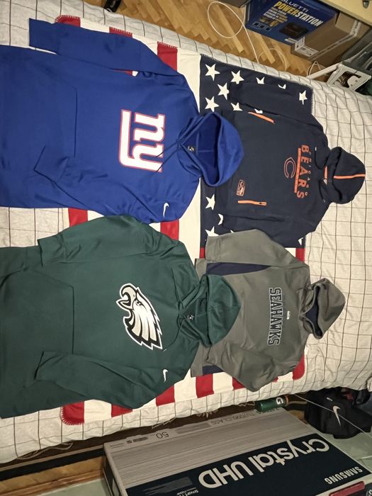 Кофты NFL,Dolphins,seahawks,bears,giants