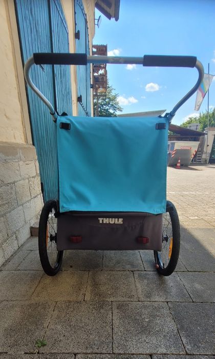 Przyczepka rowerowa ryksza wózek Thule Coaster XT dla 2 dzieci