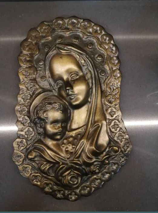 Quadro Nª Senhora em gesso64552370999170121