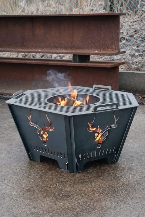 Palenisko ogrodowe z rusztem