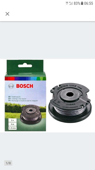 Żyłka do podkaszarka elektryczna bosch