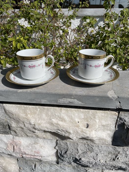 Set of 2 Porcelain Mugs from Tirschenreuth, Bavaria