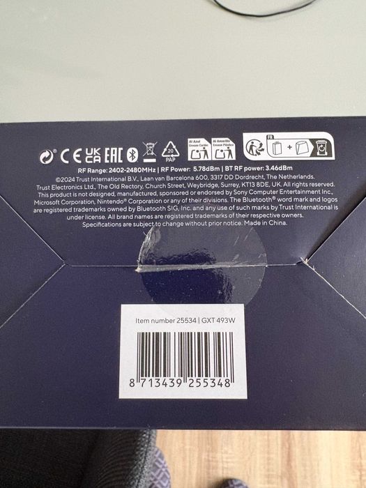 Auriculares Trust GXT 493 Carus wireless e com fio Bluetooth Gaming