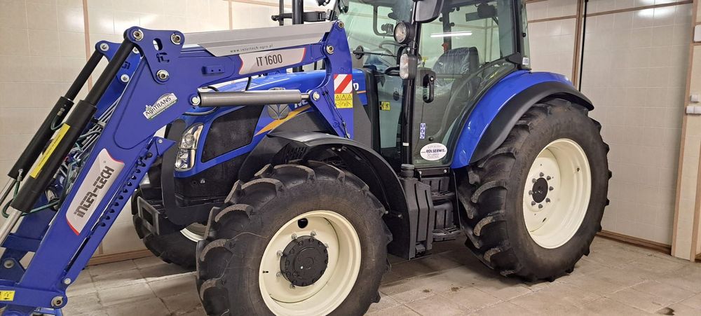 New Holland T5  New Holland T5 95km Salon PL 1-właściciel Rewers + TUR + Łyżka 330MTG