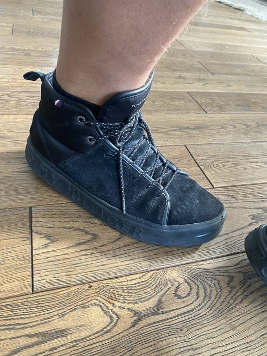Wysokie męskie buty sneakersy wiązane Tommy Hilfiger 44
