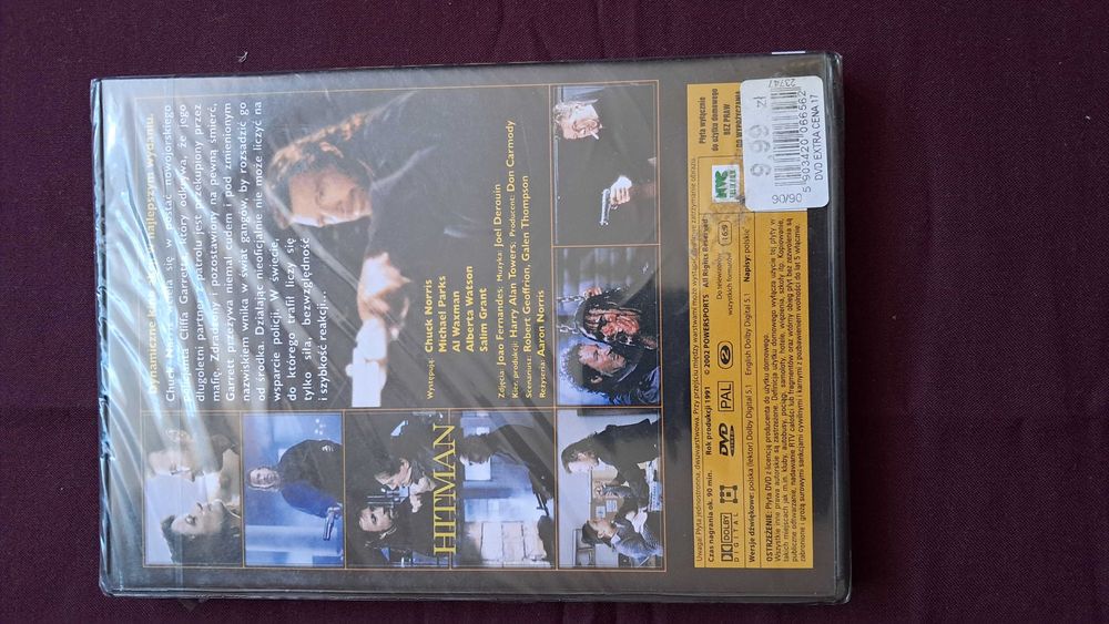 Hitman 1991 Chuck Norris Lektor PL DVD-BOX FOLIA