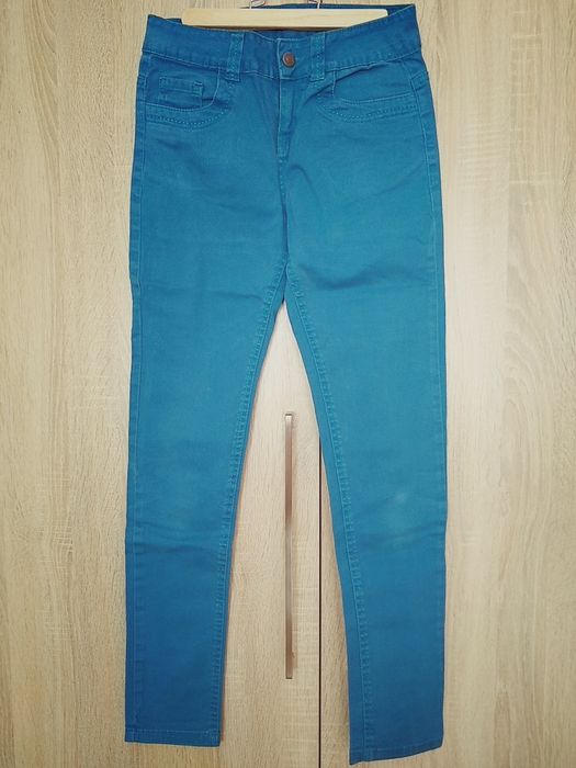 Spodnie jeansowe jeansy rurki 158