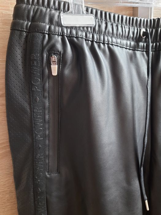 Nowe Spodnie Eco Skóra 38