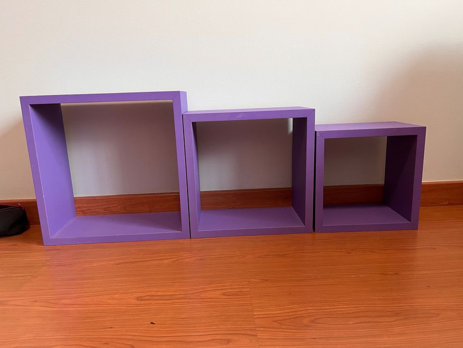 Conjunto Cama de solteiro e Estante