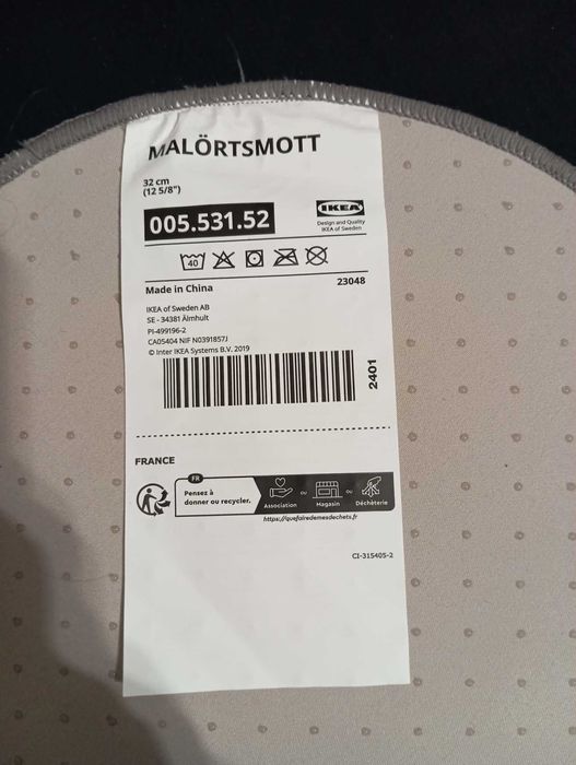 Zestaw dwóch poduszek na krzesło