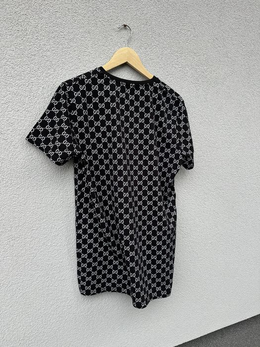 Czarna koszulka M tee tshirt z logo GG the north face