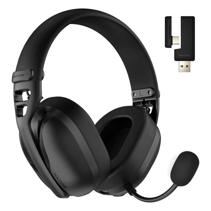 Гарнітура бездротова ігрова Hator Hyperpunk 3 Wireless Black
