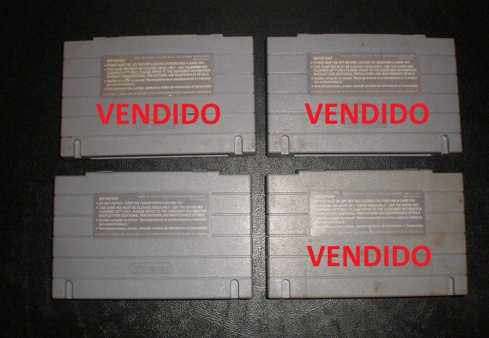 SNES Super Nintendo - 6 jogos NTSC