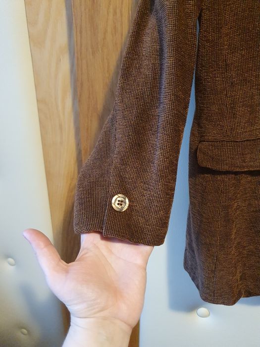 Marynarka z podszewką, 71% wiskozy, Marks & Spencer, r.42, petite