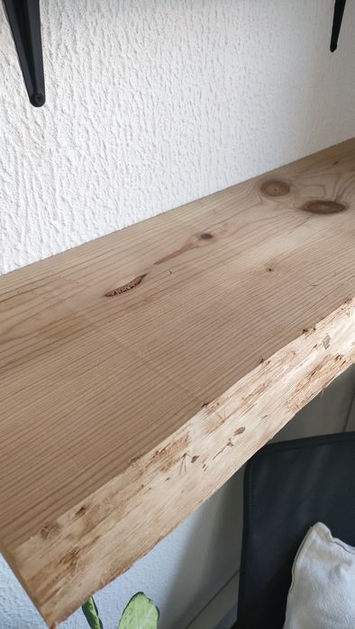 Prateleiras pinho c/suportes