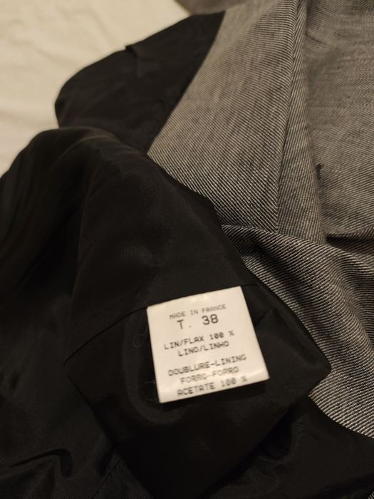 Lote 2 Blazers de Linho Premium (Massimo Dutti + Caroll) – Tam. S (Pouco Uso)