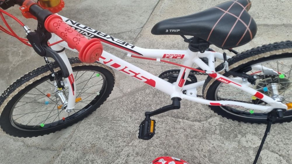 Rower dzieciecy Kross hexagon mini, kola 20cali+kask,bdb