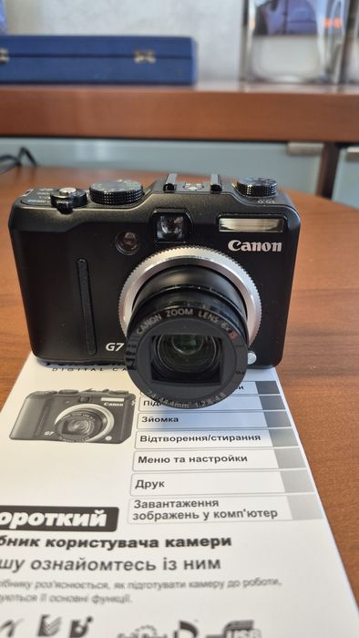 Цифровая камера Canon PowershotG7.Полный комплект. Идеальное состояние