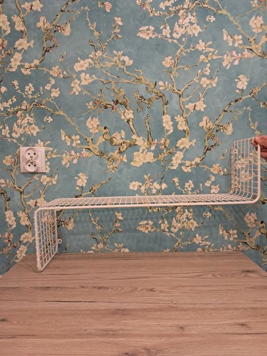 Półka ikea metalowa biała
