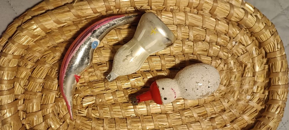 Bombki PRL kształtki