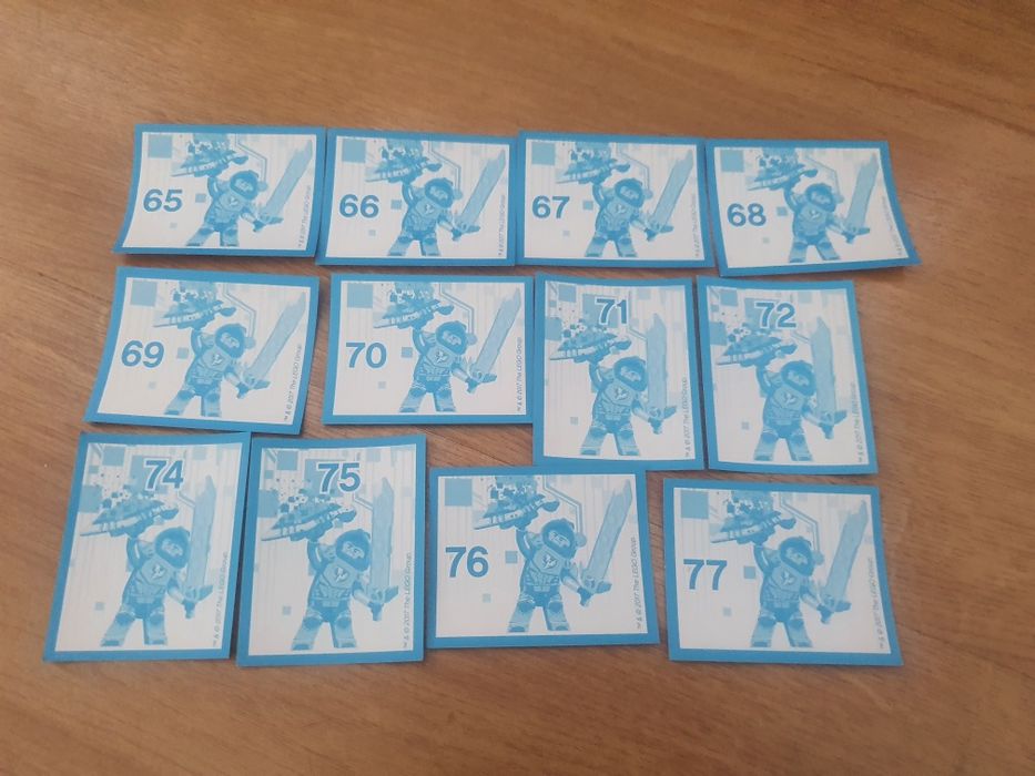 Naklejki Lego Nexo Knight