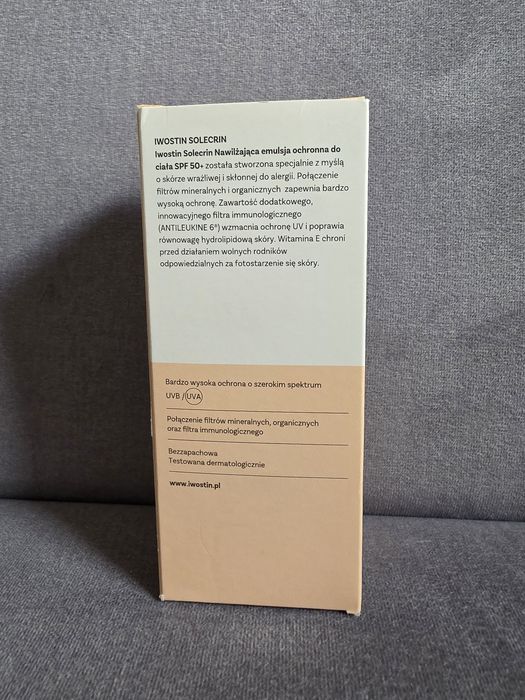 Iwostin Solecrin SPF 50+ UVB+UVA, 100 ml.