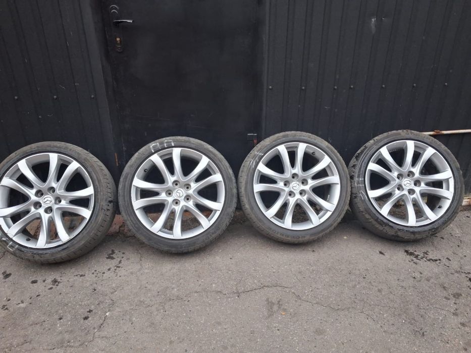 19 диски вместе с шинами на мазда