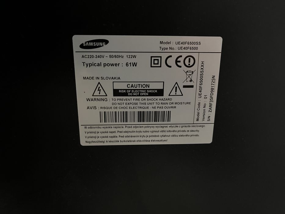 Telewizor samsung 40”