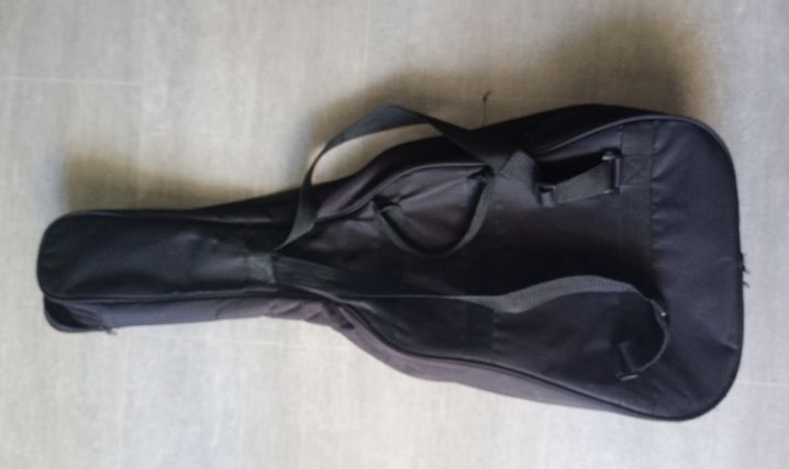 Guitarra clássica com saco e 5 palhetas