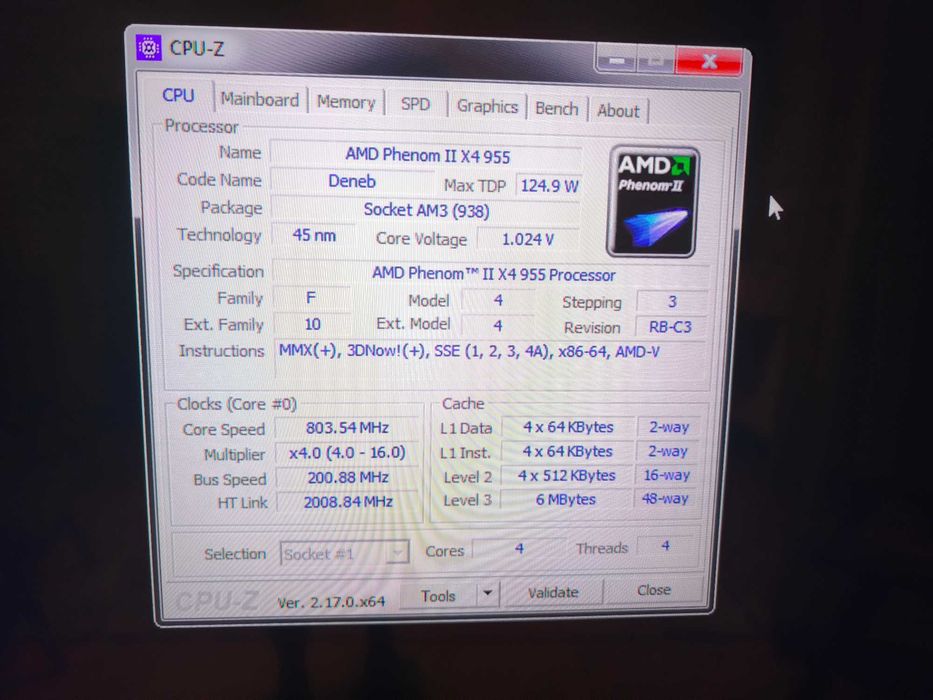 Komputer PC sprawny AMD Phenom II X4 GTX 460 zadbany