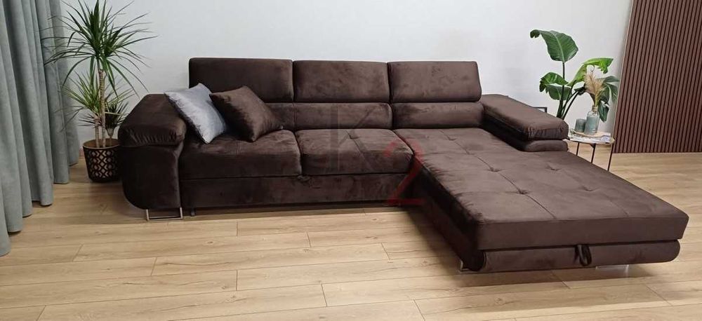 Narożnik  Kanapa Sofa Rogówka Łóżko OD RĘKI z funkcją spania +GRATIS