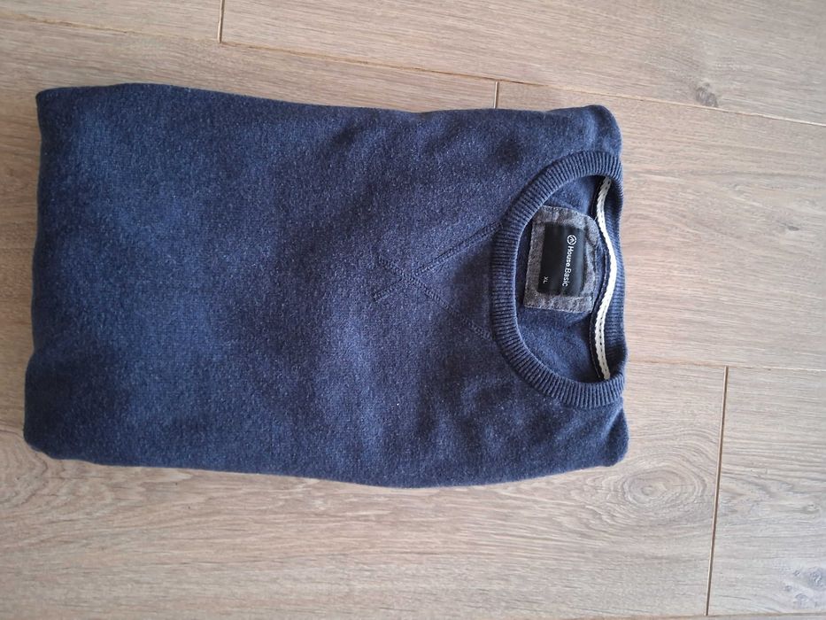 Sweter męski ciemno niebieski rozmiar XL