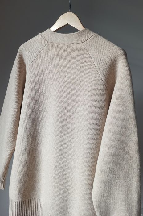 Marimekko wełniany kardigan sweter beżowy wełna 100%