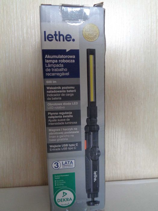 Latarka LED ładowanie USB C