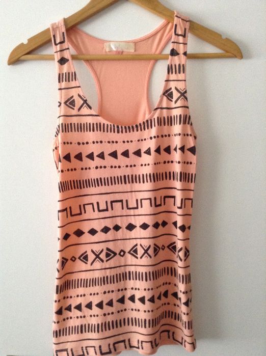 Top padrão étnico Bershka