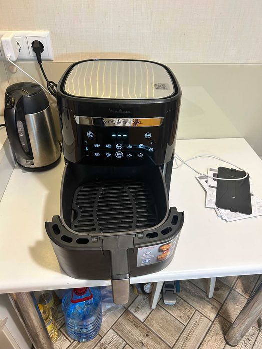 Moulinex Easy Fry XXL, аерофритюрниця 2-в-1 для смаження або гриля