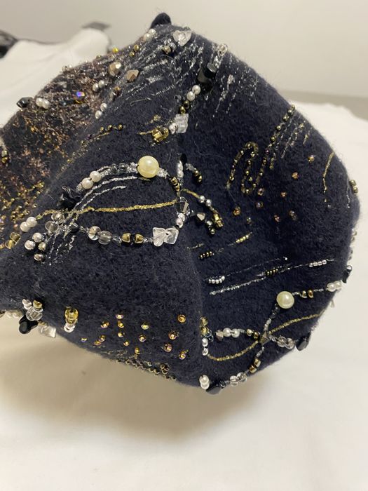 Жіночий берет handmade розпис