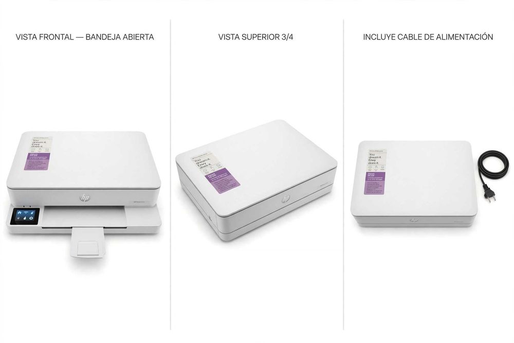 Impressora HP Envy 6100e – Wi-Fi, Cópia e Digitalização – Como Nova