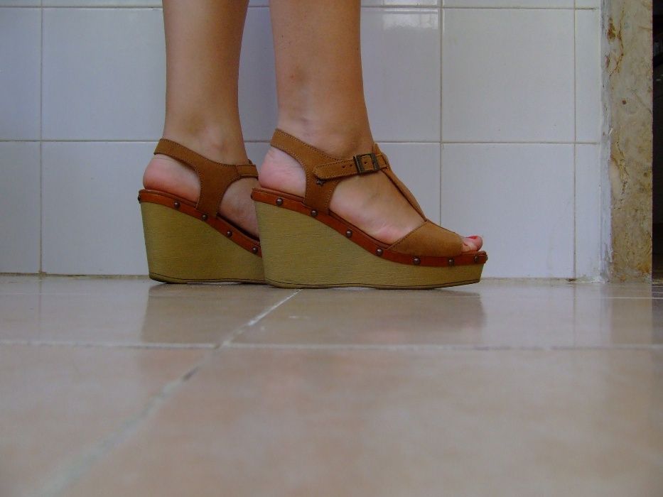 Sandalias de cunha - Cubanas