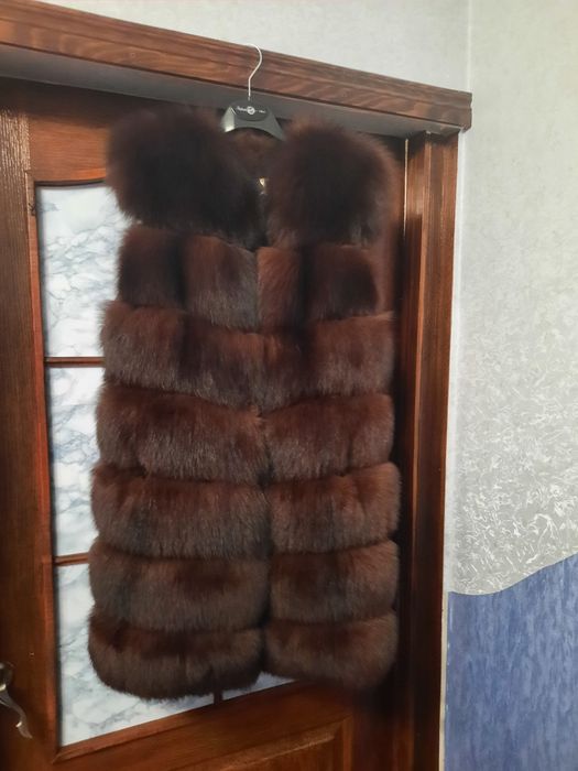 Жилетка женская меховая