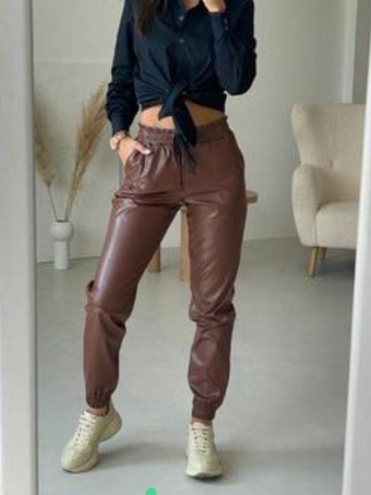 Жіночі штани карго джогери на ризинці S-M