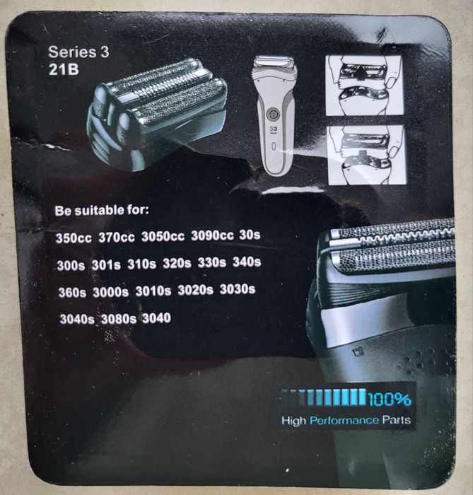 Blok ostrzy/folia do golarki Braun Series 3 21B