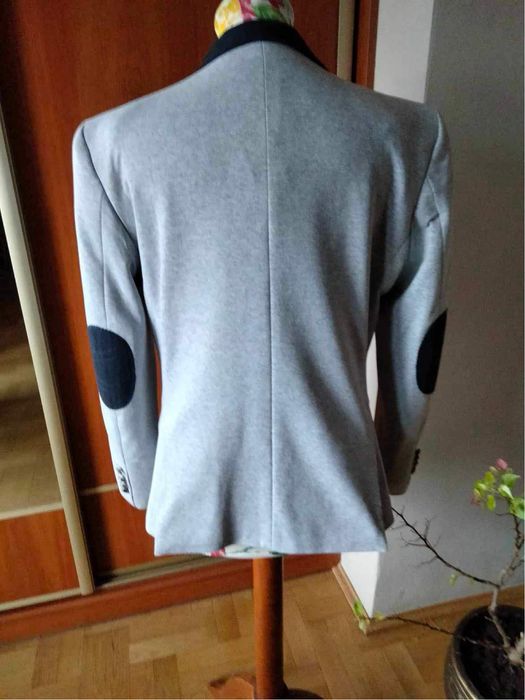 Szara, bawelniana marynarka